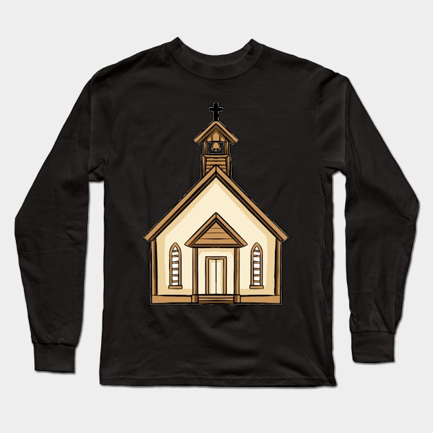 Love Church Long Sleeve T-Shirt by fromherotozero